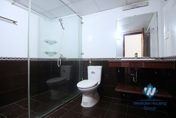 Three bedrooms house with terrace for rent in Au Co st, Tay Ho area.