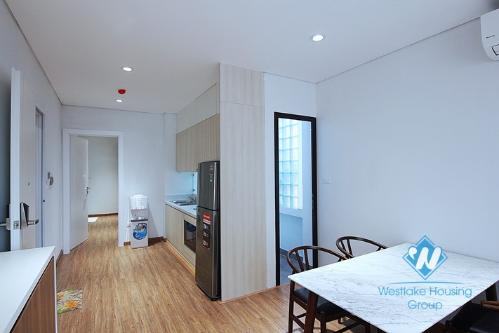 Bright and new apartment with 1 bedroom for rent in Tay Ho area.