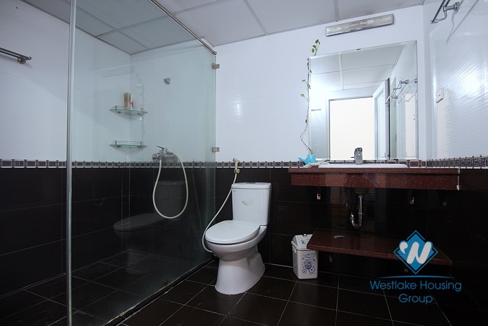 Three bedrooms house with terrace for rent in Au Co st, Tay Ho area.