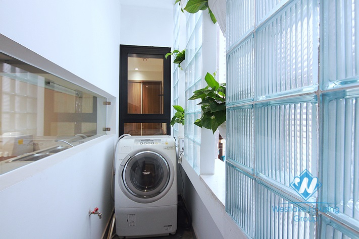Bright and new apartment with 1 bedroom for rent in Tay Ho area.