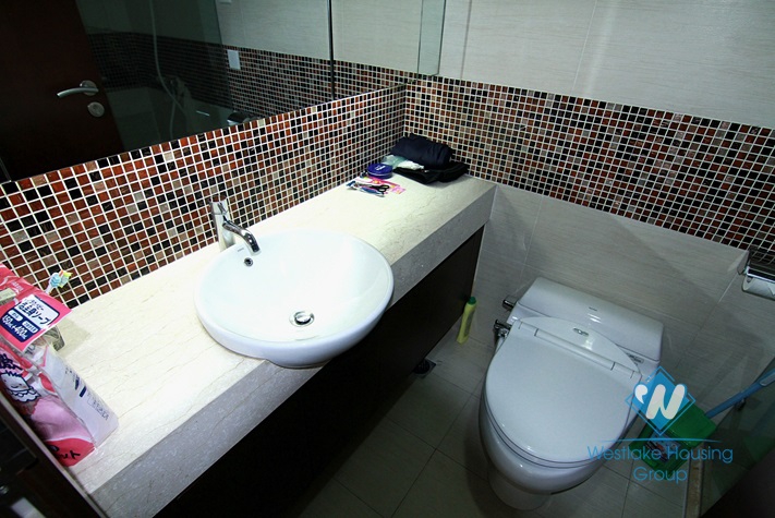 Lovely 3 bedrooms apartment for rent in Hoa Binh Green, Ba Dinh, Ha Noi.