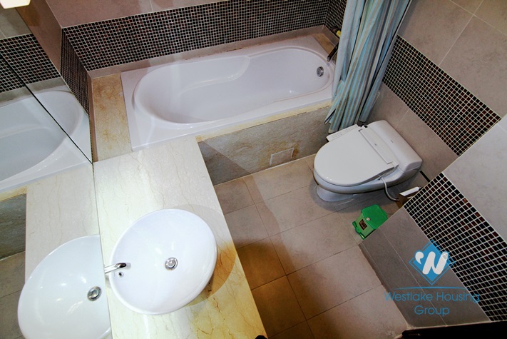 Lovely 3 bedrooms apartment for rent in Hoa Binh Green, Ba Dinh, Ha Noi.