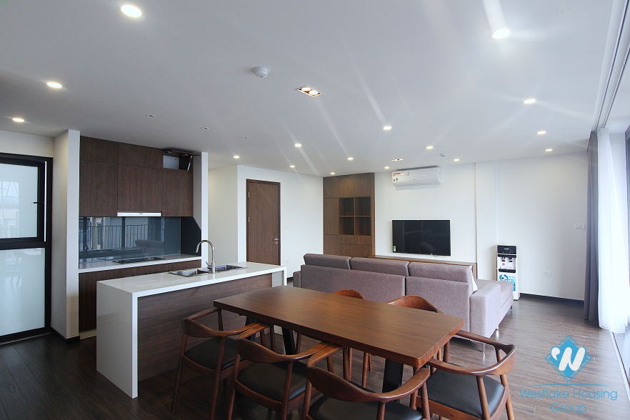 Modern Scandinavian style 2 bedrooms apartment for rent on To Ngoc Van