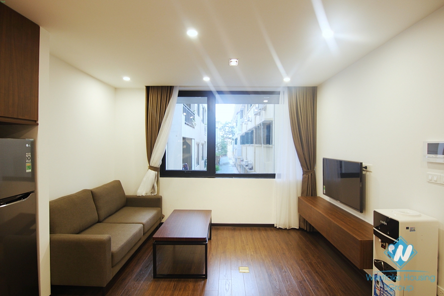 Modern Scandinavian style 1 bedroom apartment for rent on To Ngoc Van