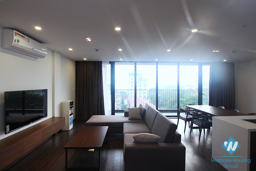 Modern Scandinavian style 2 bedrooms apartment for rent on To Ngoc Van
