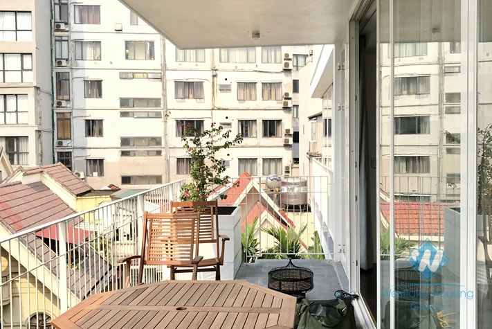 A splendid 4 bedroom apartment for rent on To Ngoc Van, Tay Ho