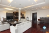 Spacious 4 bedrooms rental apartment on Dang Thai Mai street, Tay Ho, Hano