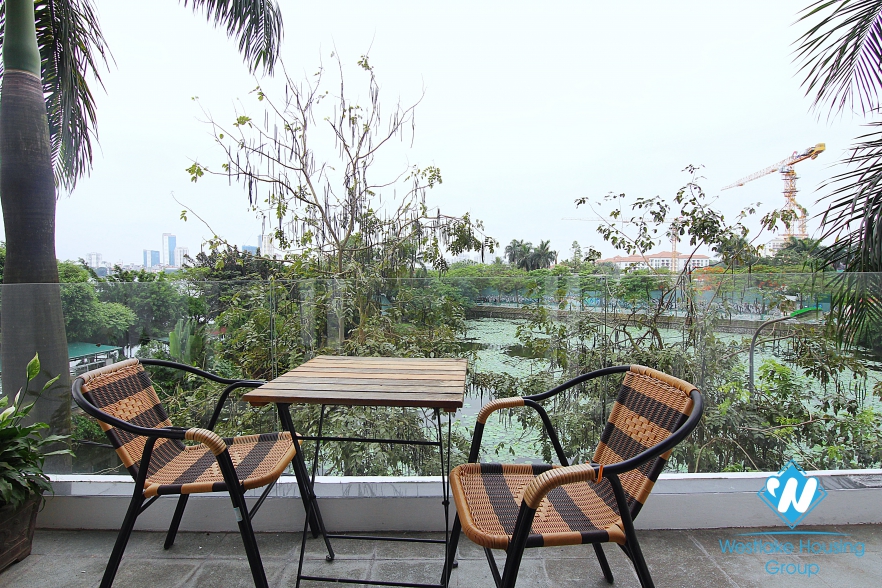 Spacious 4 bedrooms rental apartment on Dang Thai Mai street, Tay Ho, Hano