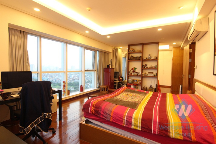 Highfloor well planned 4 bedrooms apartment for rent in Ciputra, Hanoi, Vietnam