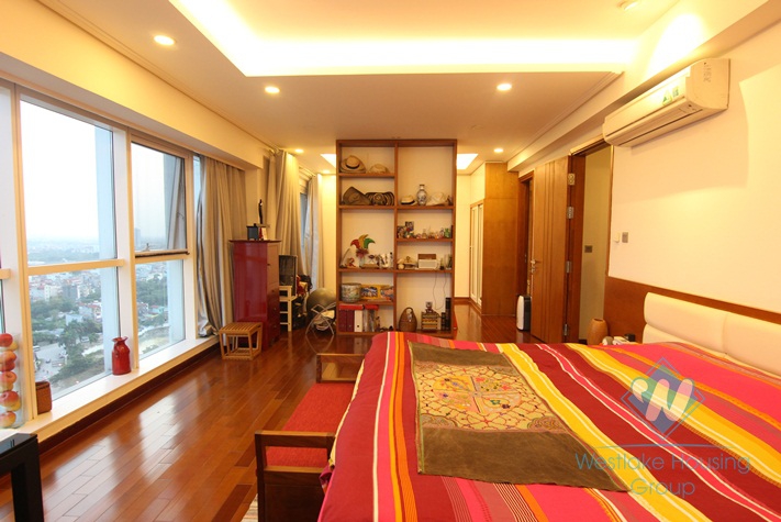 Highfloor well planned 4 bedrooms apartment for rent in Ciputra, Hanoi, Vietnam