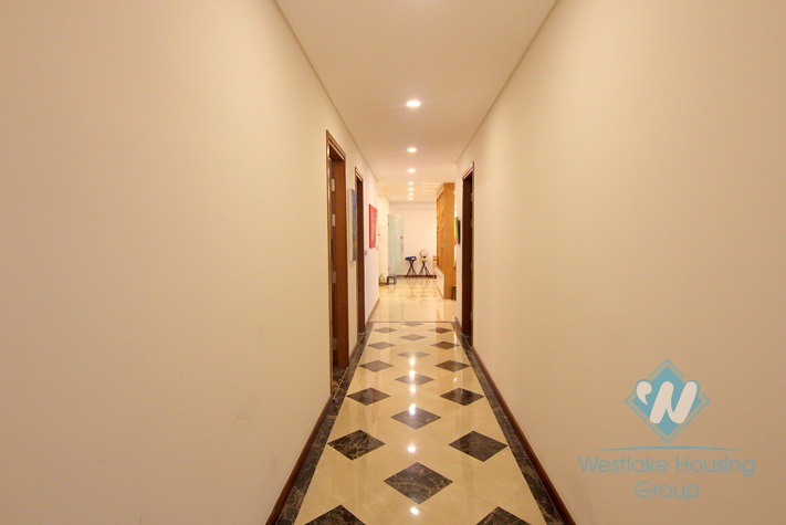 Highfloor well planned 4 bedrooms apartment for rent in Ciputra, Hanoi, Vietnam