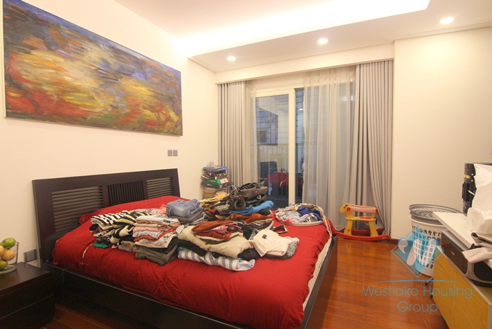 Highfloor well planned 4 bedrooms apartment for rent in Ciputra, Hanoi, Vietnam