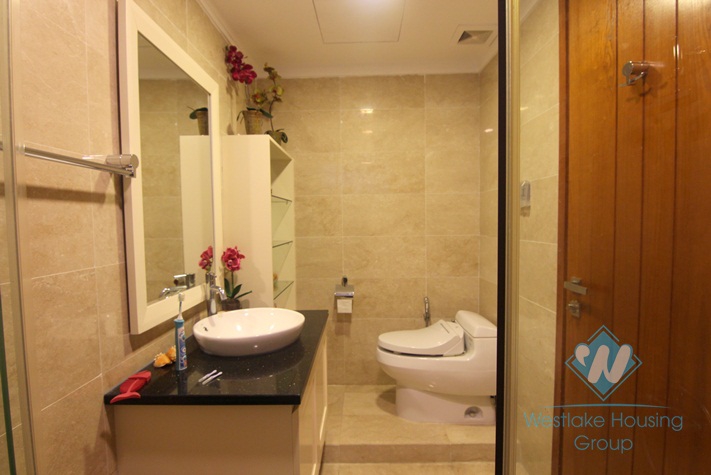 Highfloor well planned 4 bedrooms apartment for rent in Ciputra, Hanoi, Vietnam