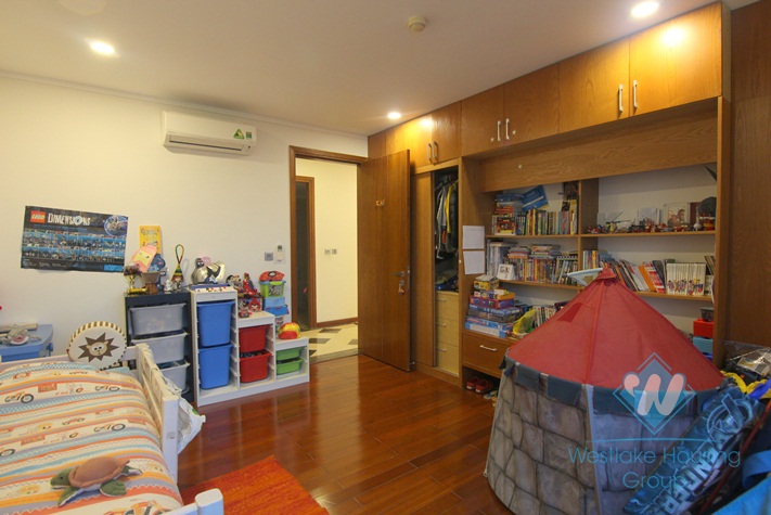 Highfloor well planned 4 bedrooms apartment for rent in Ciputra, Hanoi, Vietnam