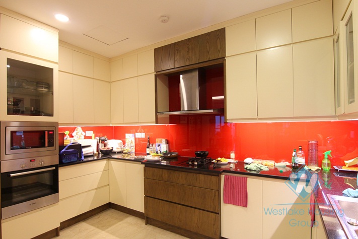 Highfloor well planned 4 bedrooms apartment for rent in Ciputra, Hanoi, Vietnam