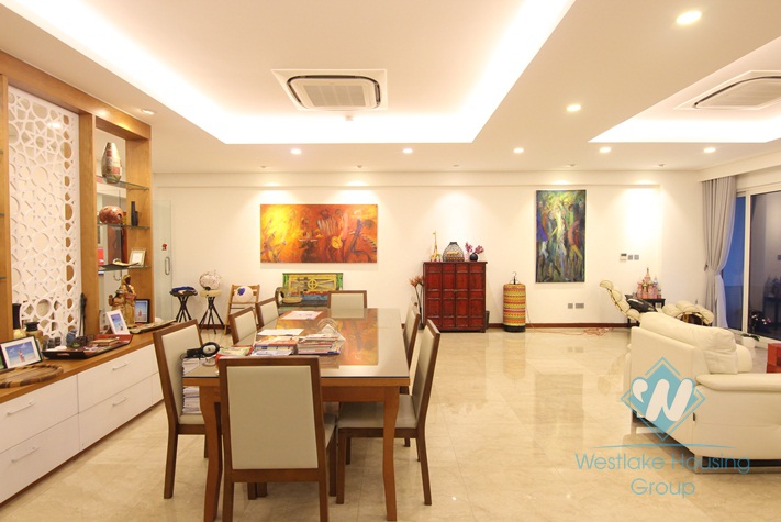 Highfloor well planned 4 bedrooms apartment for rent in Ciputra, Hanoi, Vietnam