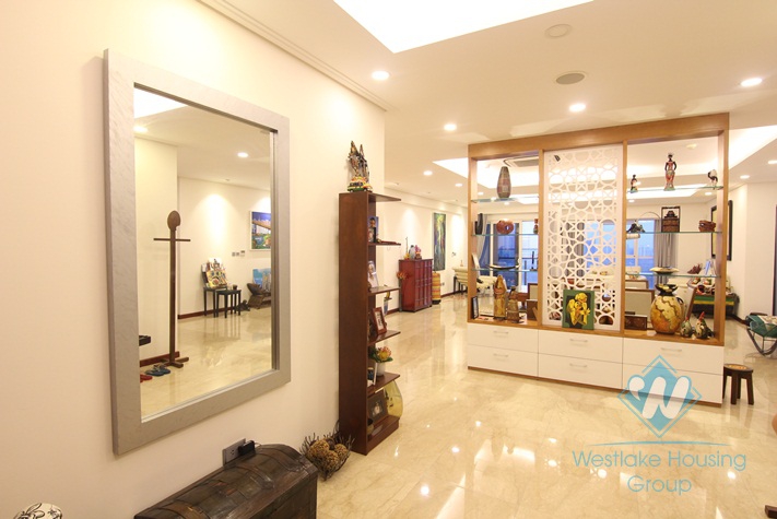 Highfloor well planned 4 bedrooms apartment for rent in Ciputra, Hanoi, Vietnam
