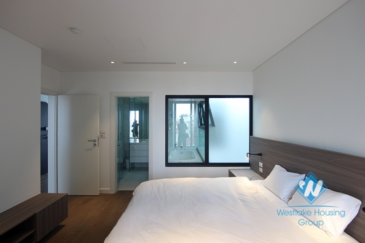 A brand new 2 bedroom apartment with lake view in To Ngoc Van, Tay Ho, Hanoi