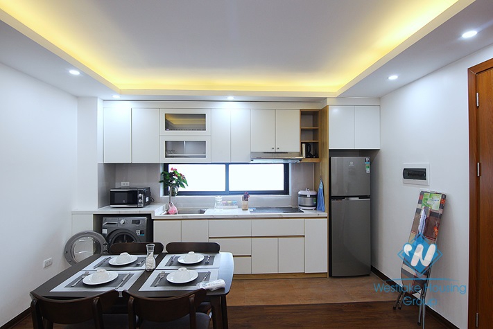 Brand new 2 bedrooms apartment for rent in Nhat Chieu, Tay Ho district.