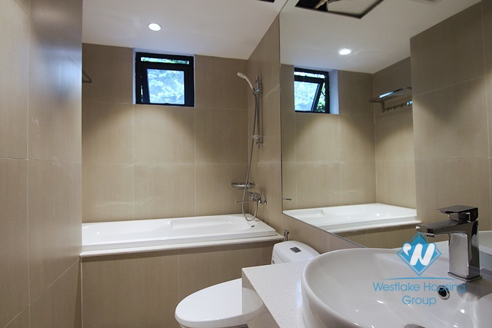 Nice apartment on the ground floor for rent in To Ngoc Van st, Tay Ho District 