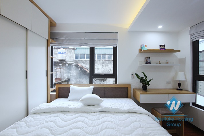 Brand new 2 bedrooms apartment for rent in Nhat Chieu, Tay Ho district.
