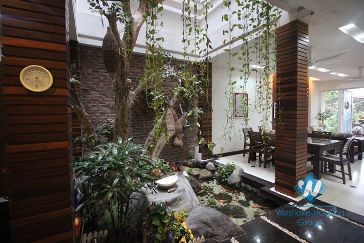 A beautiful house with 6 bedrooms for rent in Tay Ho, Ha Noi