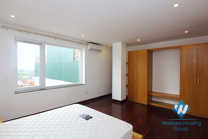 Big terace and lake view apartment with 3 bedrooms for rent in Tay Ho area.