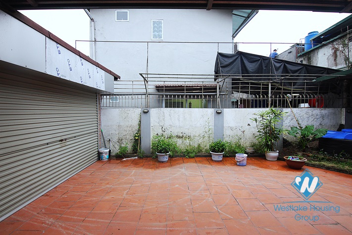 Two bedrooms house with big yard for rent in Au Co, Tay Ho area.