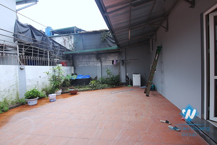 Two bedrooms house with big yard for rent in Au Co, Tay Ho area.