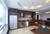 Big terace and lake view apartment with 3 bedrooms for rent in Tay Ho area.