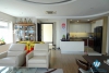 Highfloor Red River view 3 bedrooms apartment for rent in Hai Ba Trung, Hanoi 