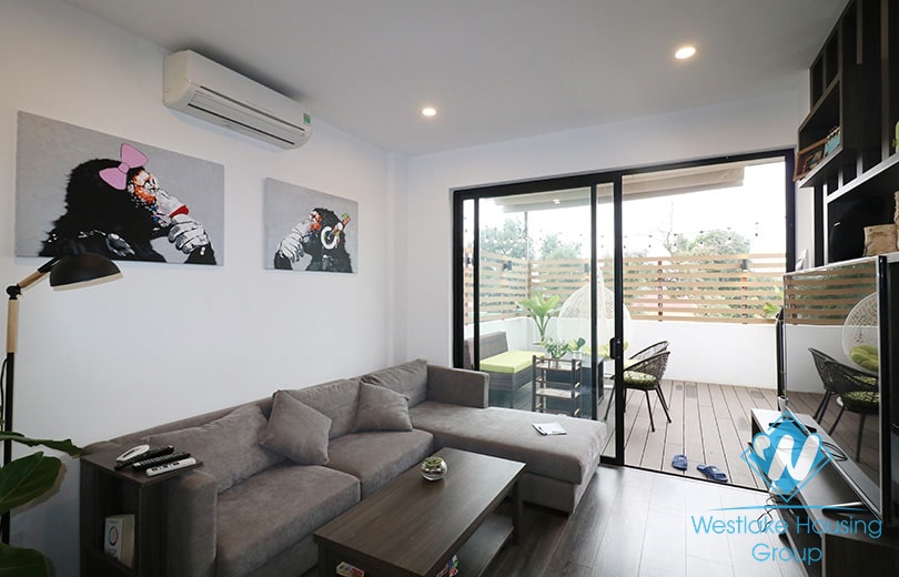 A 2 bedroom apartment with beautiful terrace for rent in Hoan Kiem