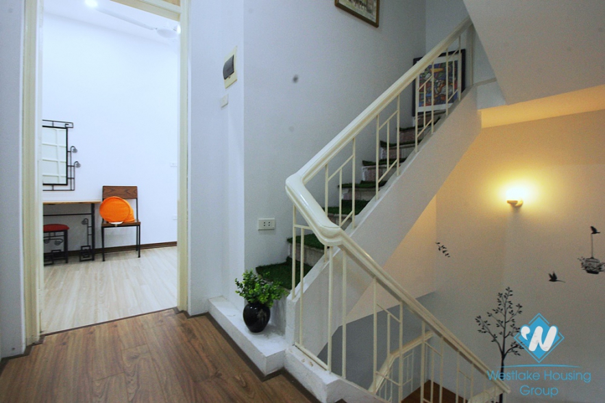 Artisan style 2 bedrooms duplex apartment for rent in Xom Chua, Tay Ho, Hanoi