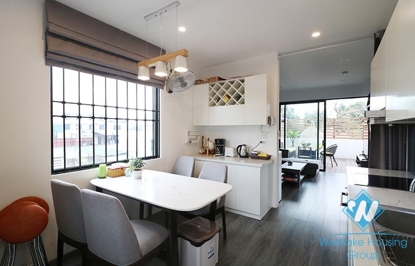 A 2 bedroom apartment with beautiful terrace for rent in Hoan Kiem