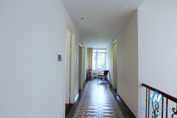 Bright and airy 3 bedrooms house with small courtyard for rent in Tay Ho, Hanoi 