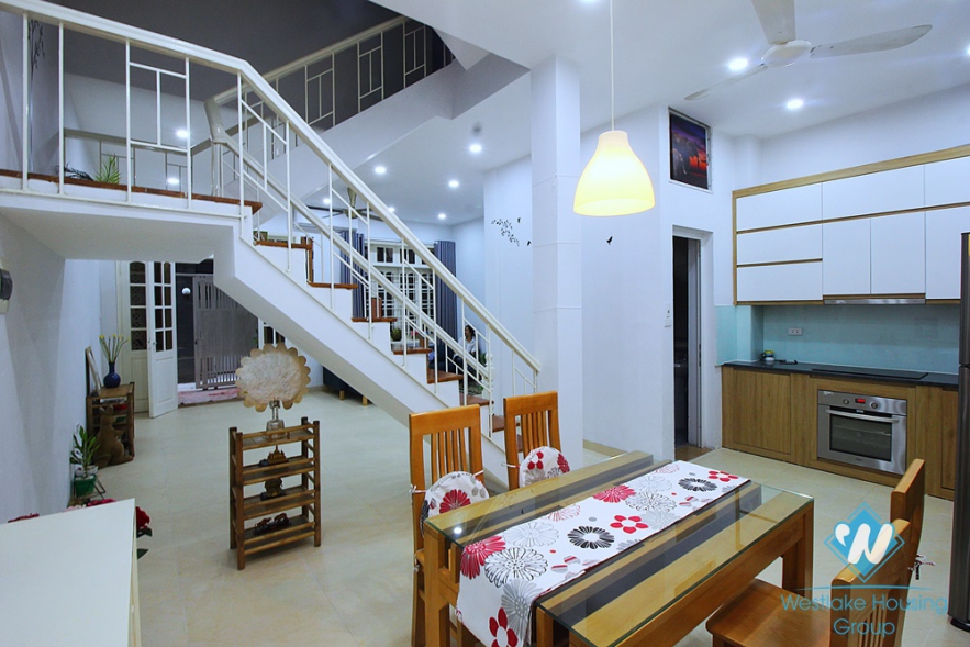 Artisan style 2 bedrooms duplex apartment for rent in Xom Chua, Tay Ho, Hanoi