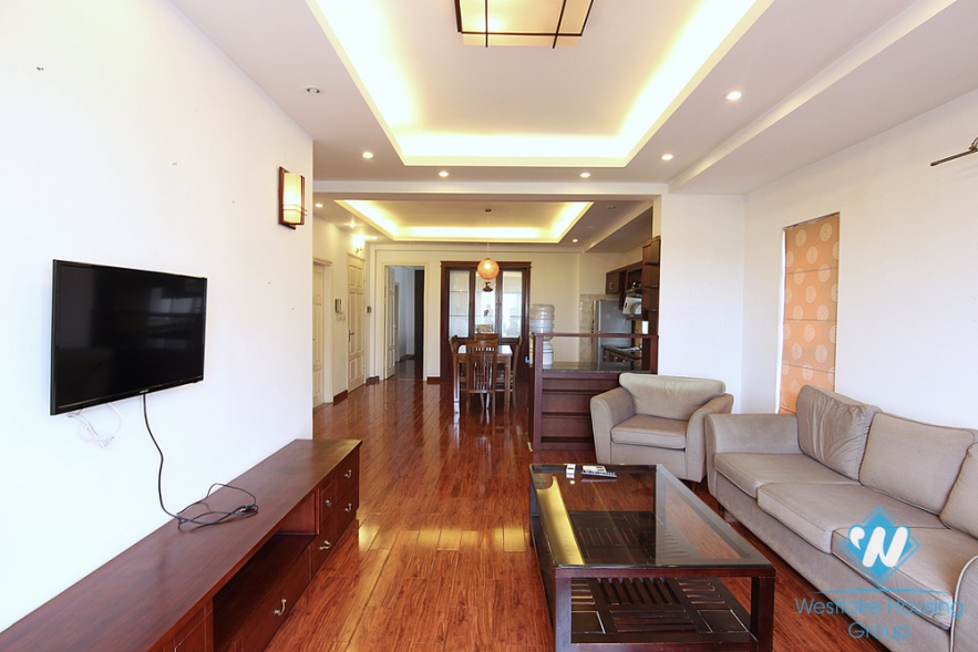 Spacious high floor 2 bedrooms apartment for rent in Tay Ho, Hanoi
