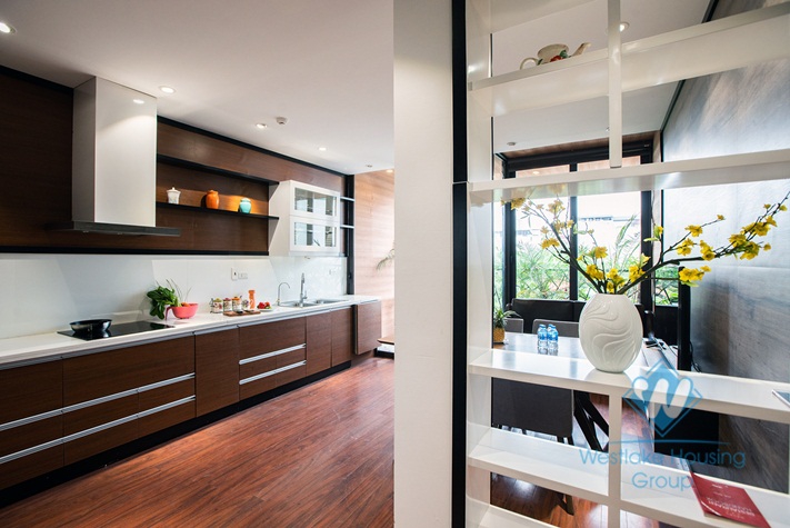 Decent two-bedroom apartment in Cau Giay district