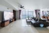 Panoramic lake view 3 bedrooms apartment for rent in Tay Ho, Hanoi