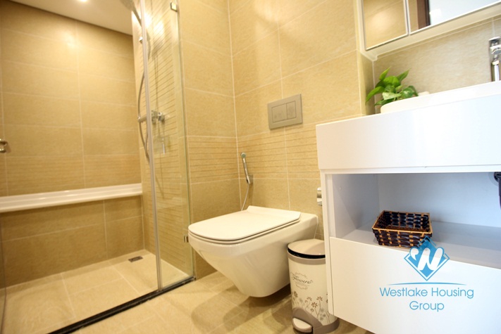 A new and beautiful 2 bedroom apartment for rent in Metropolish, Ba dinh