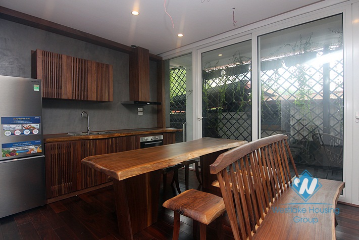 A unique 1 bedroom apartment for rent in Tay ho, Ha noi