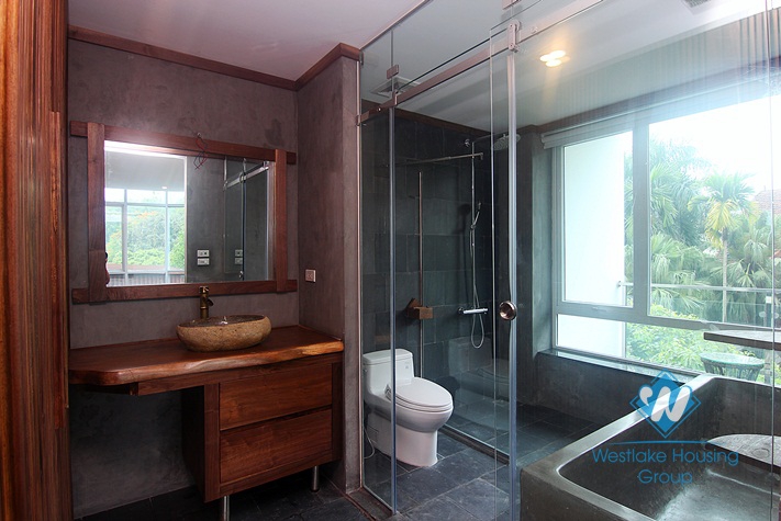 A new and unique 1 bedroom apartment for rent in Tay ho, Ha noi