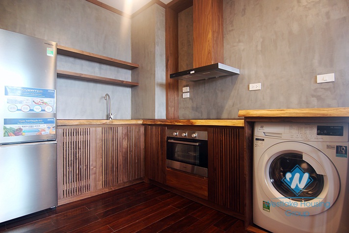 A new and unique 1 bedroom apartment for rent in Tay ho, Ha noi