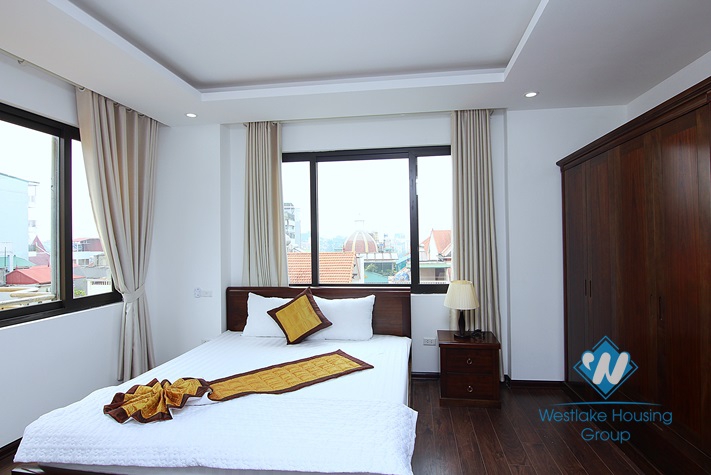 Bright and new 2 bedrooms aparment with nice balcony for rent in Xuan Dieu, Tay Ho