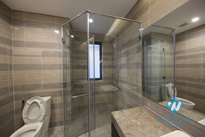 High quality 2 bedrooms apartment for rent in Sun Grand building, Thuy Khue, Ba Dinh.