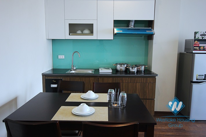 High floor and brand-new studio for rent in Nhat Chieu st, Tay Ho.
