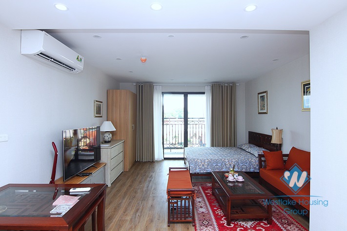 Good studio for rent in D' Le Roi Soleil building, Xuan Dieu, Tay Ho