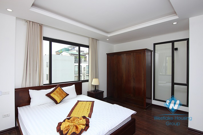 Bright and new 2 bedrooms aparment with nice balcony for rent in Xuan Dieu, Tay Ho