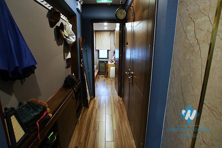 Three bedrooms apartment with huge balcony for rent in Hoang Quoc Viet, Cau Giay area.