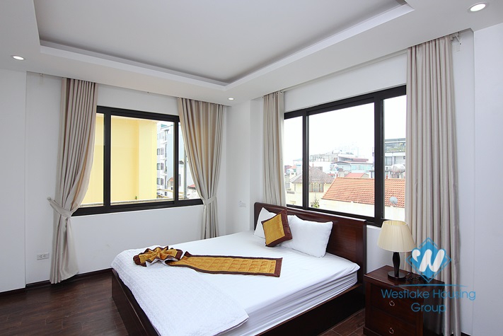 Bright and new 2 bedrooms aparment with nice balcony for rent in Xuan Dieu, Tay Ho
